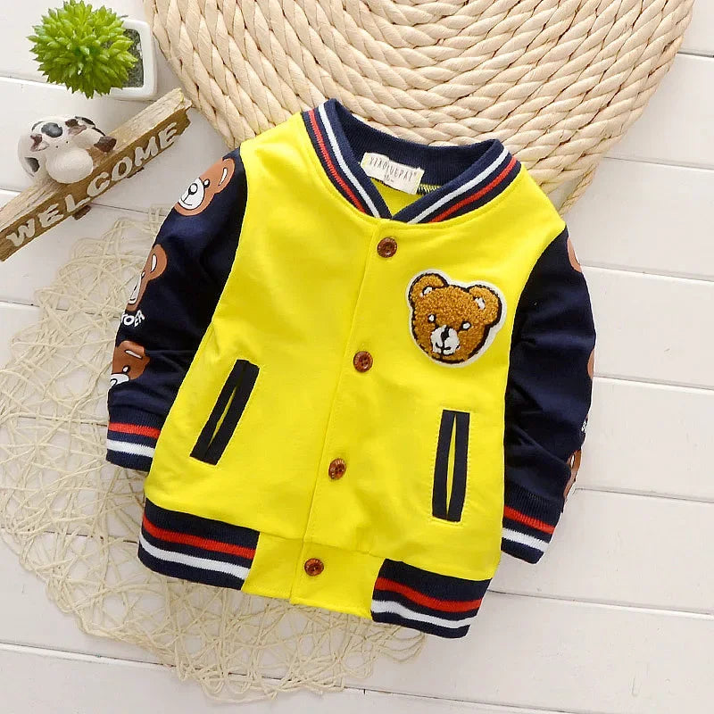 NEW Children Girls Clothes Kids Baseball Infant Sweatershirt Outwear Boys Coat