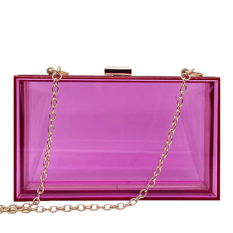 Transparent Acrylic Bags Clear Clutches Evening Bags