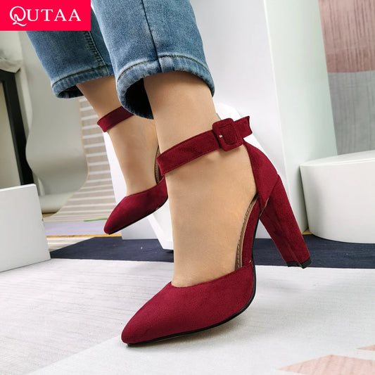 Women Pumps Fashion Women Shoes Party Wedding Super Square High Heel