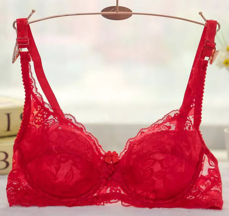 Women Sexy Push Up Bra Underwire Full Lace Brassiere Underwear Bras