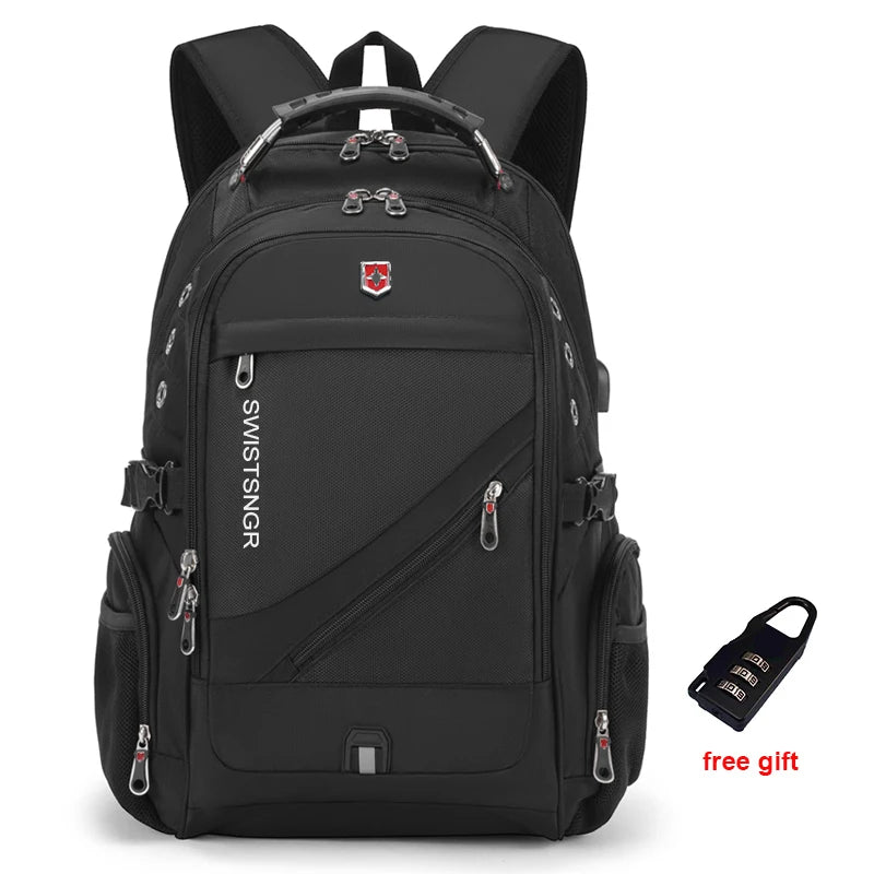 Waterproof 17/20 Inch Laptop Backpack Men Airplane Travel Backpack