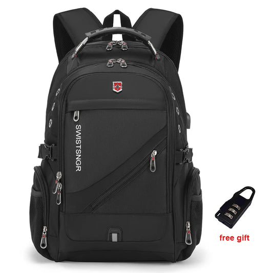 Waterproof 17/20 Inch Laptop Backpack Men Airplane Travel Backpack