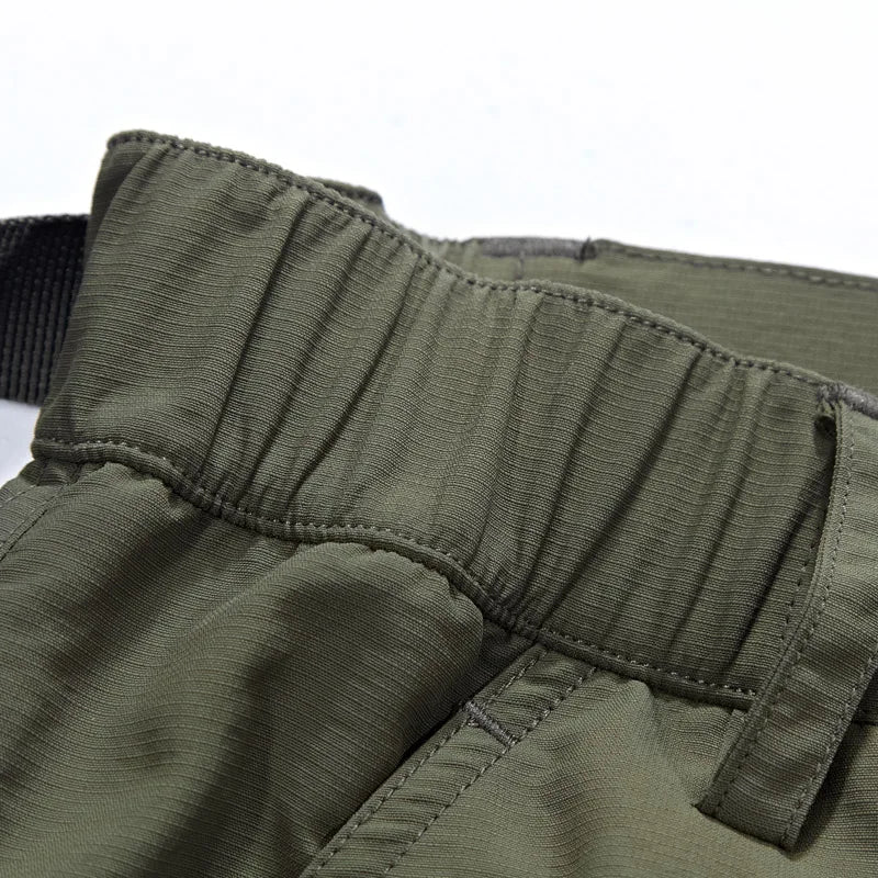 Waterproof Military Shorts Men Thin Material Cargo Short Pants