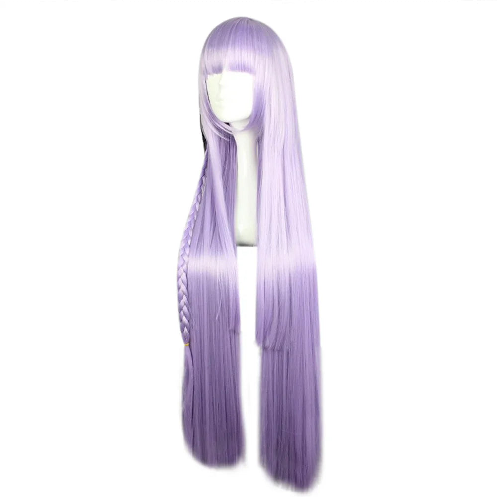 Purple Cosplay Wig Long Straight Synthetic Hair Wigs