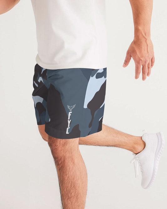 Men's Camo Lightweight Windbreaker Sport Jogger Shorts