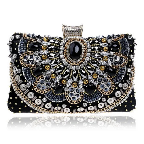 Women Evening Bags Beaded Wedding Handbags Clutch Purse