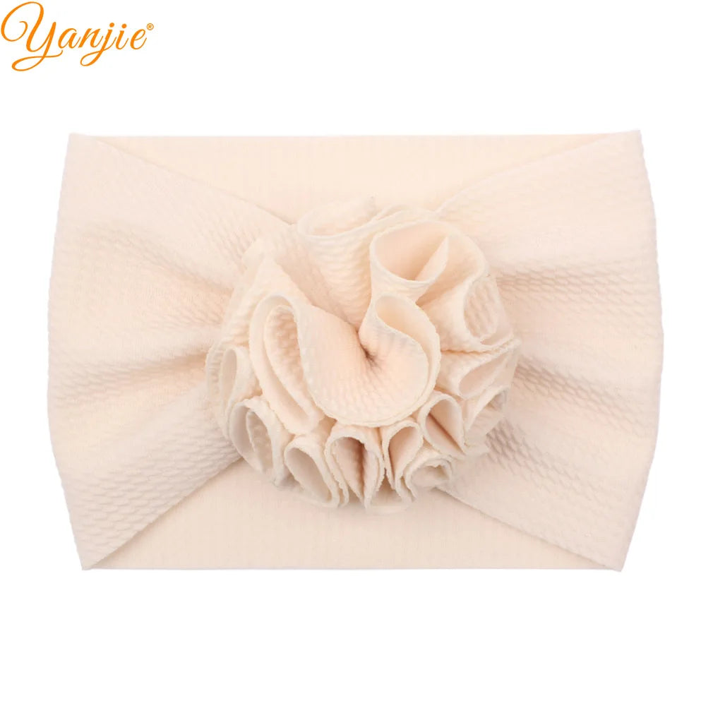 New Turban Fashion 5'' Hair Bows Headband for Kids Headwrap