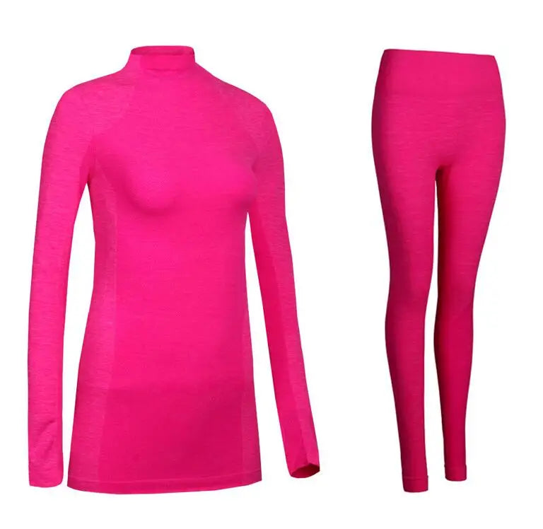 Winter Thermal Underwear Women Quick Dry Stretch Female Casual underwear