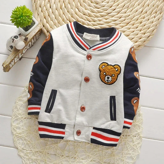 NEW Children Girls Clothes Kids Baseball Infant Sweatershirt Outwear Boys Coat