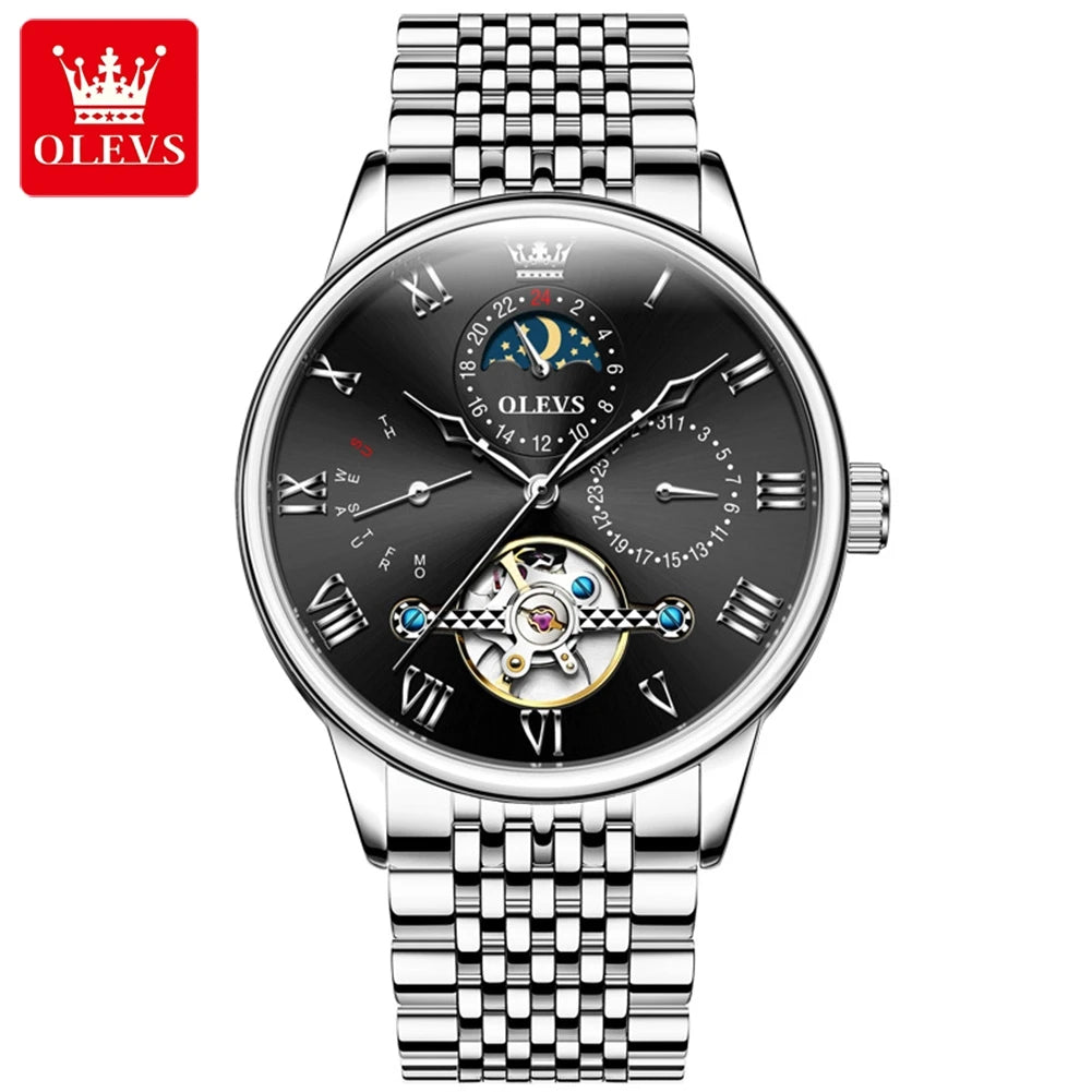 Watches Original Chronograph Automatic Mechanical Watch for Men