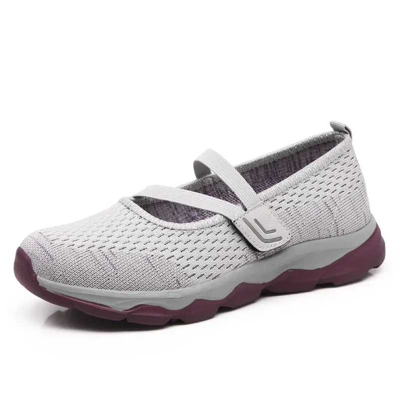 Women Flats Shoes Summer Mesh Sneakers Breathable Casual Shoes