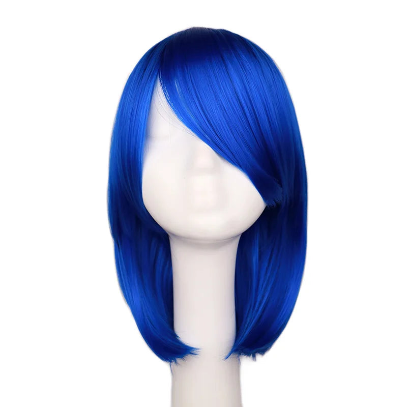 Women Girls Bob Straight 40 Cm Synthetic Hair Wigs