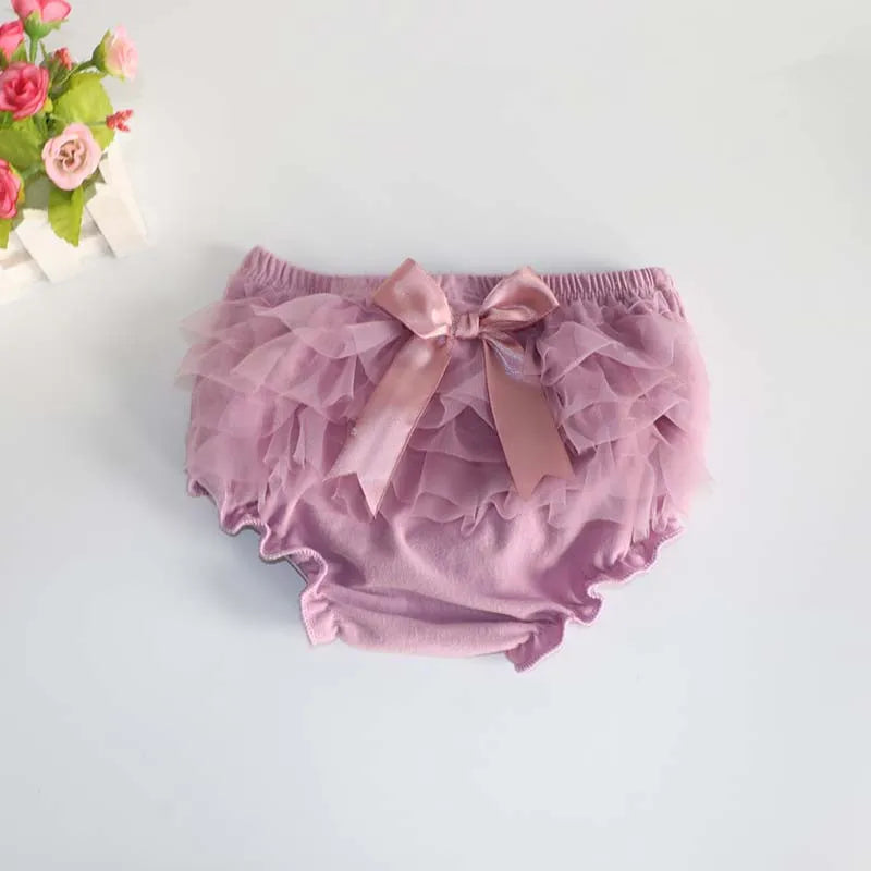 Summer Baby Bloomers Princess Bow Girls Short Pants