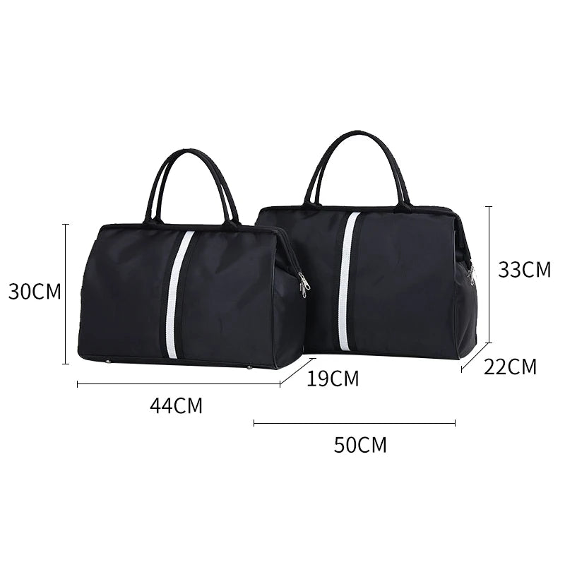 Portable Travel Bag Female Big Fitness Duffel Bag Men Weekend Bag