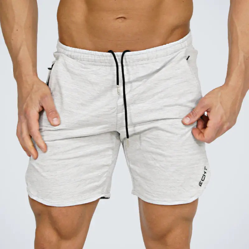 Summer Casual Shorts Cotton Men Gym Fitness Bodybuilding Pants