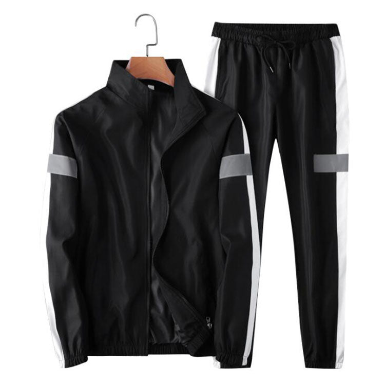 Tracksuit Set Casual Sweatshirts+Pants 2pcs Two Piece Set for Men Clothing