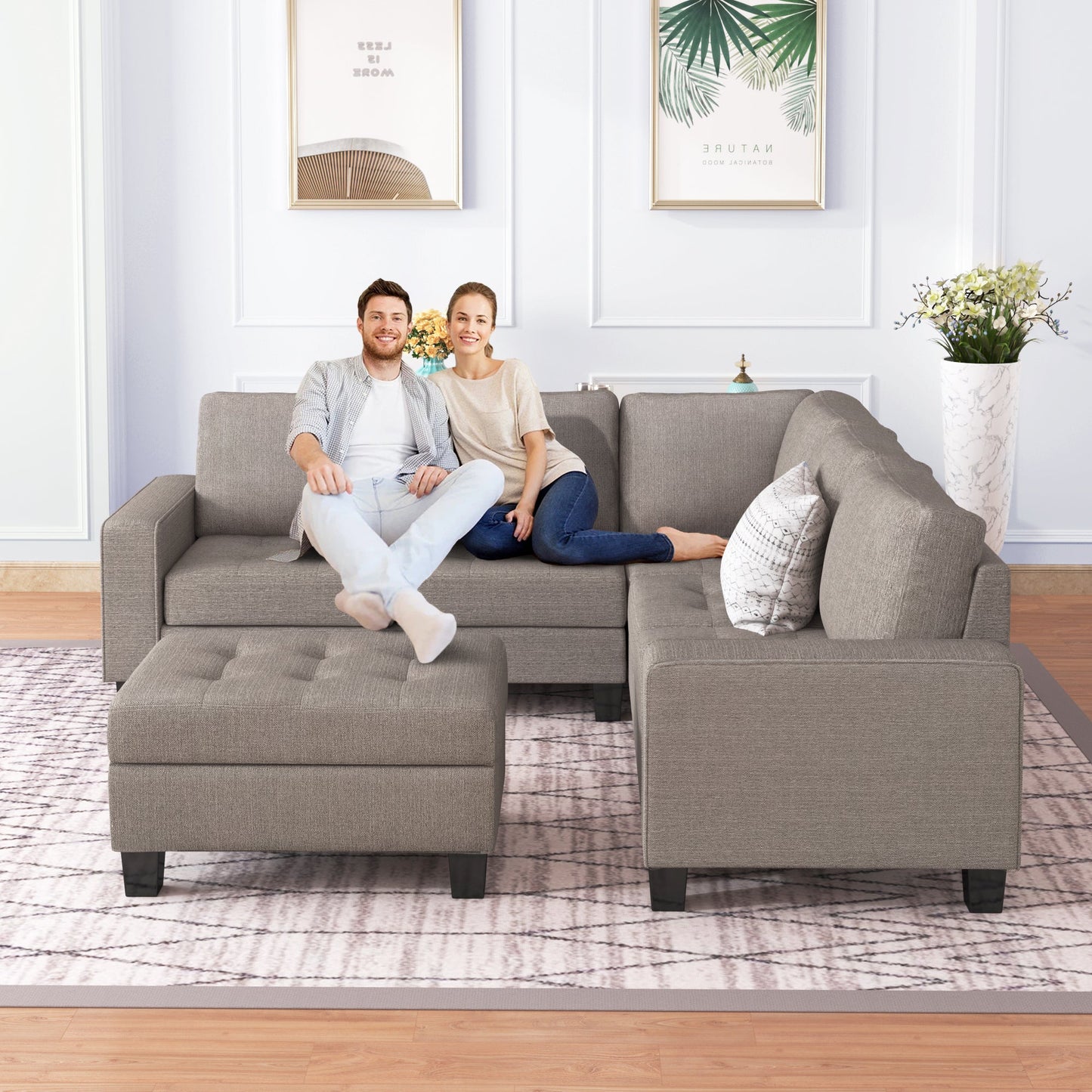 Sectional Corner Sofa L-Shape Couch