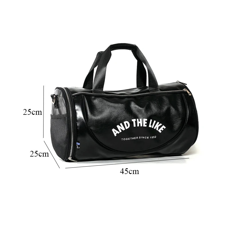 Outdoor Sports Gym Bag Men Women With Shoes Storage Training Fitness Bag