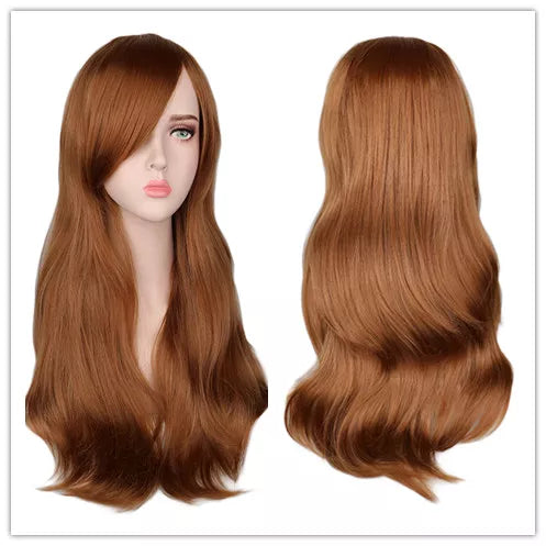 Women Long Wavy Wig Synthetic Hair Wigs