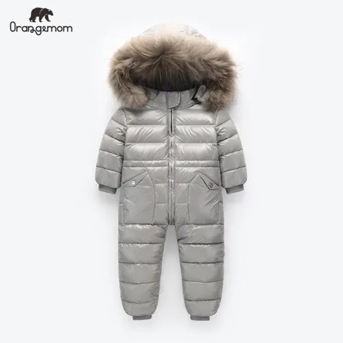 Russian Winter Children's Clothing Down Jacket Boys Outerwear