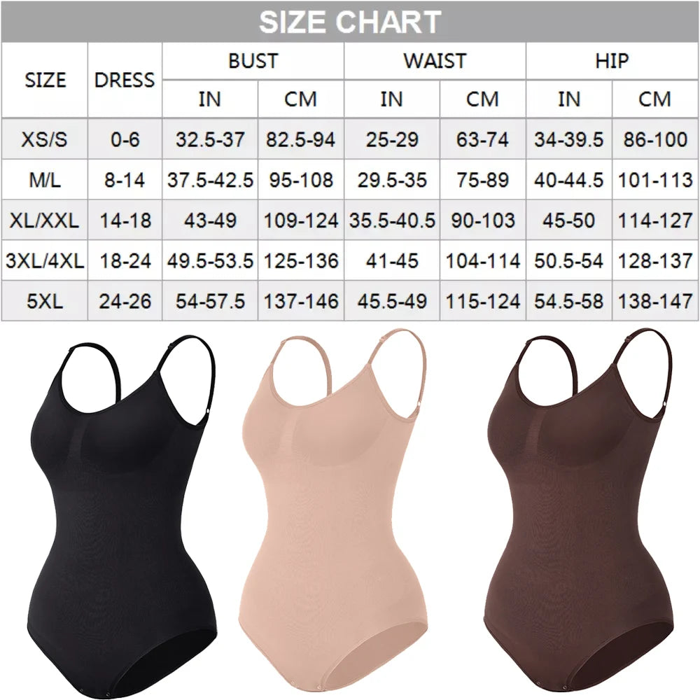 Women's One-Piece Plus Size Body Shaper s Tummy Butt Lifter Shapewear for Women