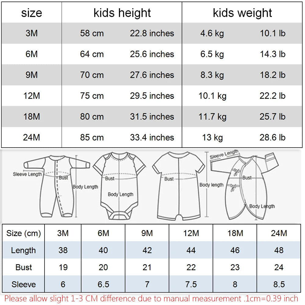 0-24m Infant Newborn Baby Girls Boys Short Sleeve Print Romper Jumpsuit