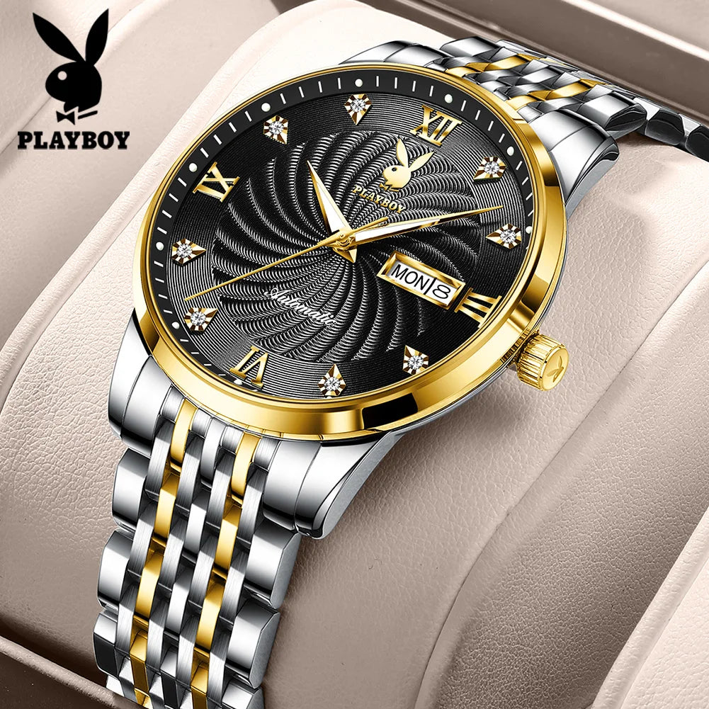 Stainless Steel  Watches Business Automatic Men Luxury`Mechanical Watches