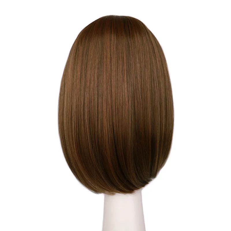 Women Girls Bob Straight 40 Cm Synthetic Hair Wigs