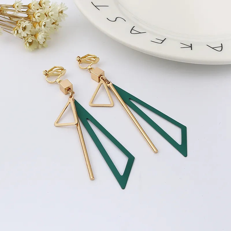 s Without Piercing Retro Female Tassel Long Women Ear Clips Jewelry