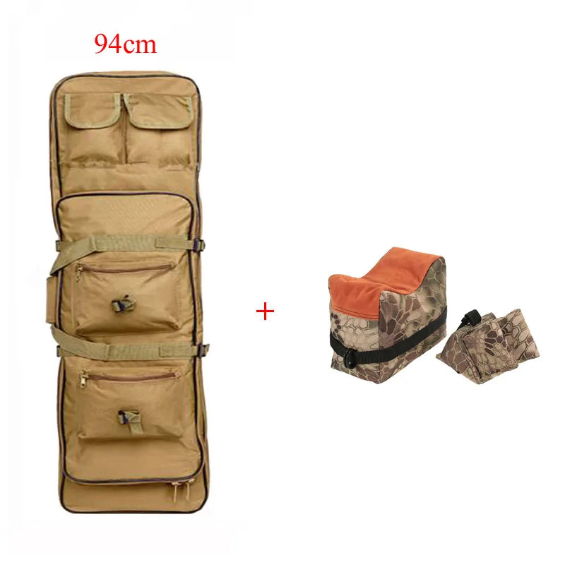 Tactical Gun Bag Airsoft Sniper Gun Carry Rifle Case Shooting Hunting Backpack