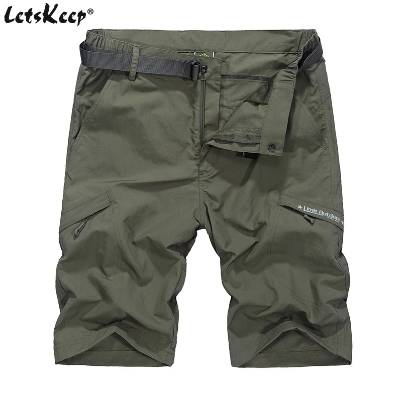 Waterproof Military Shorts Men Thin Material Cargo Short Pants