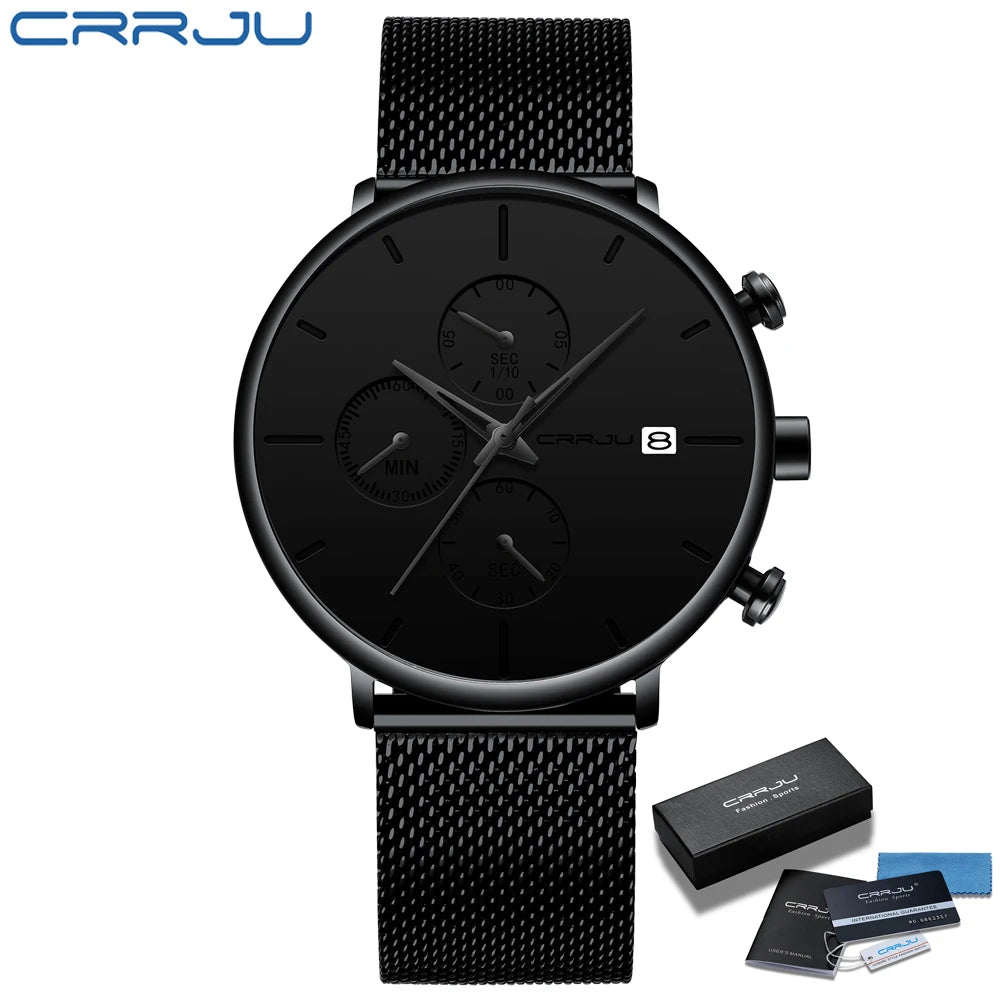 Mens Watches Luxury Sport Wrist Watch Unique Design Stainless Steel watch