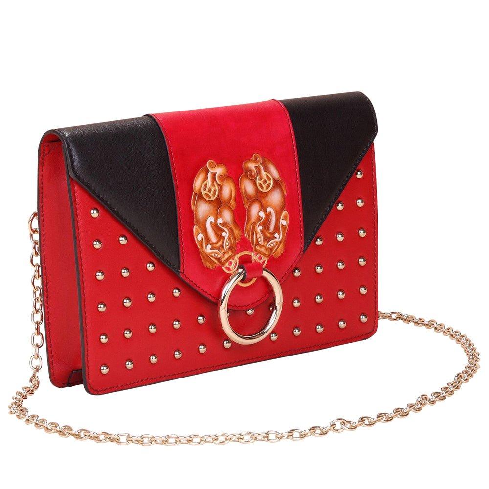 PX (PiXiu) Red Crossbody Clutch