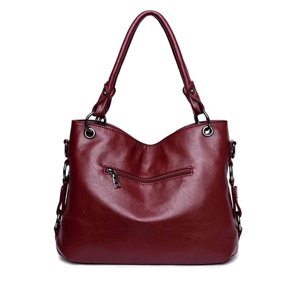 Soft Leather Tassel Luxury Handbags Women Bags