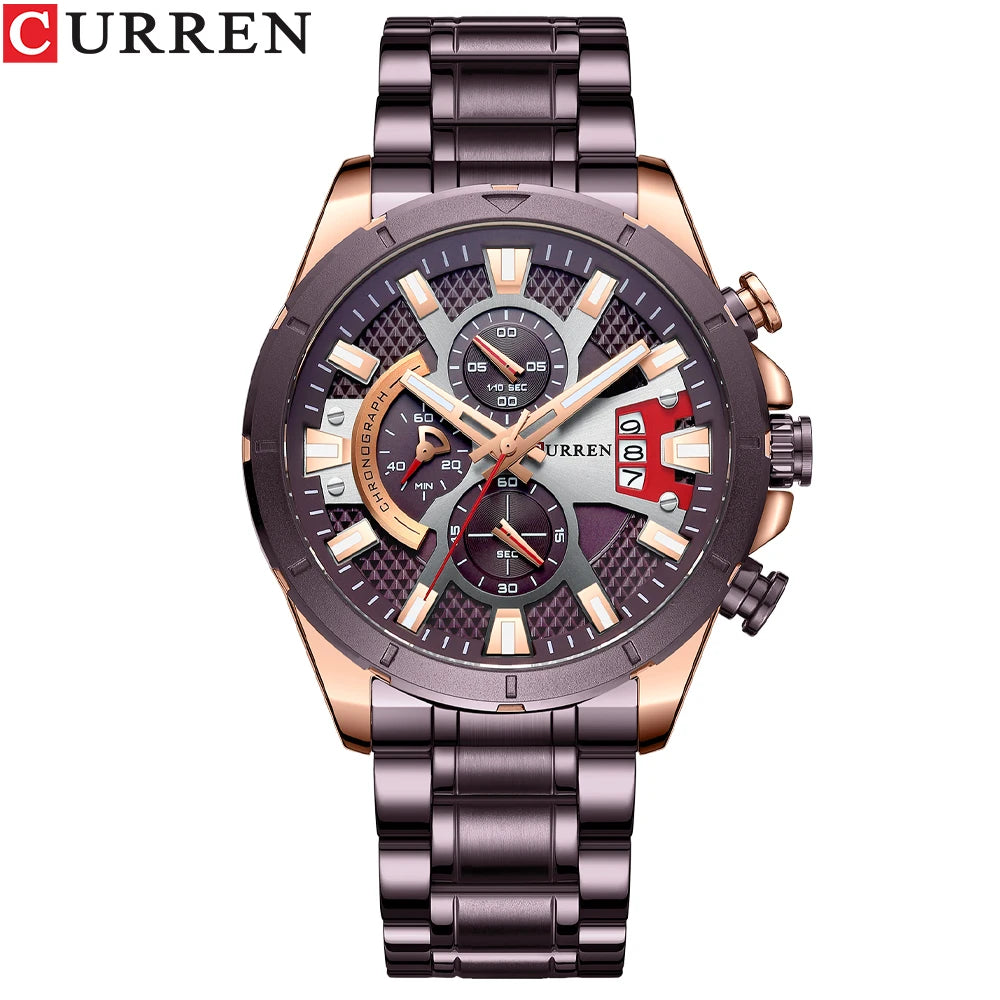 Stainless Steel Watches Sport Men's Wristwatches Relogio Masculinoa