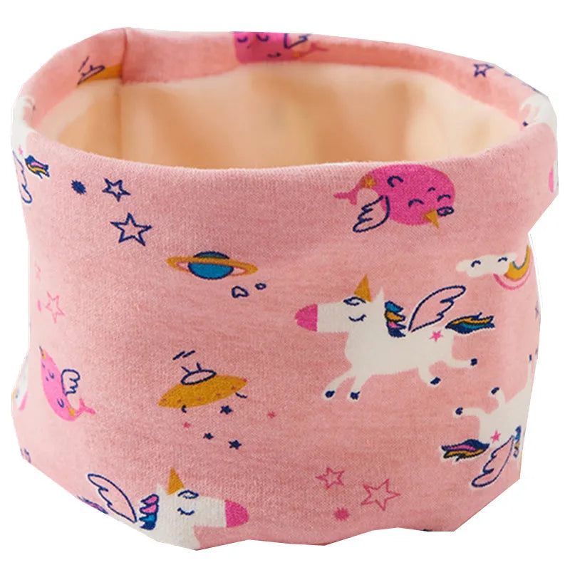 New Spring Autumn Girls Hat Scarf Set Cartoon Owl Star Swan Baby  Kids Hat Set