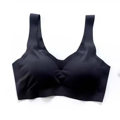 Sexy Women Bras Push Up Gather Bralette Seamless Bra Wire Free Vest Brassiere