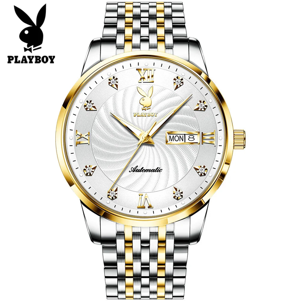 Stainless Steel  Watches Business Automatic Men Luxury`Mechanical Watches