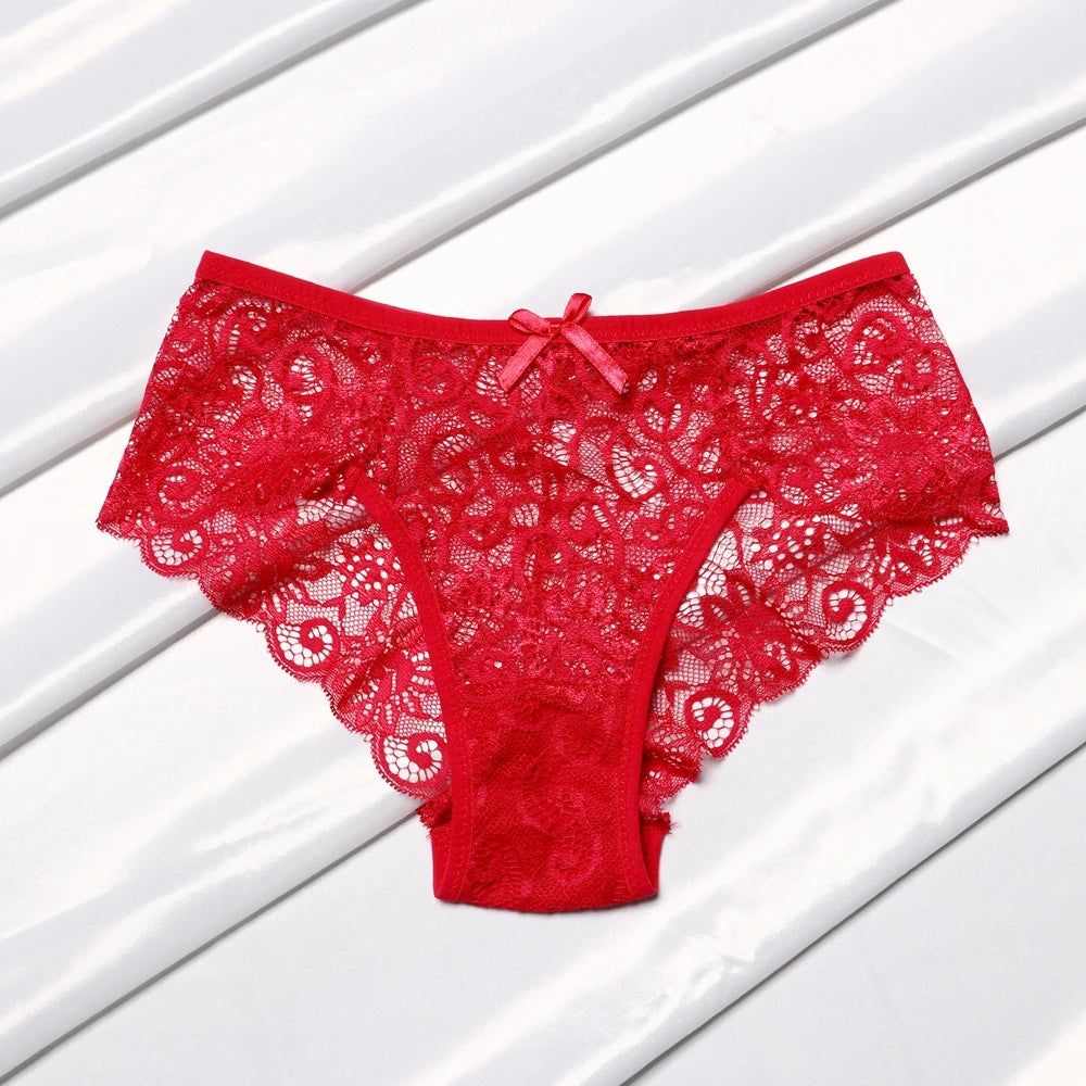 Women's Panties Breathable Female Underwear Sexy Lace Lingerie