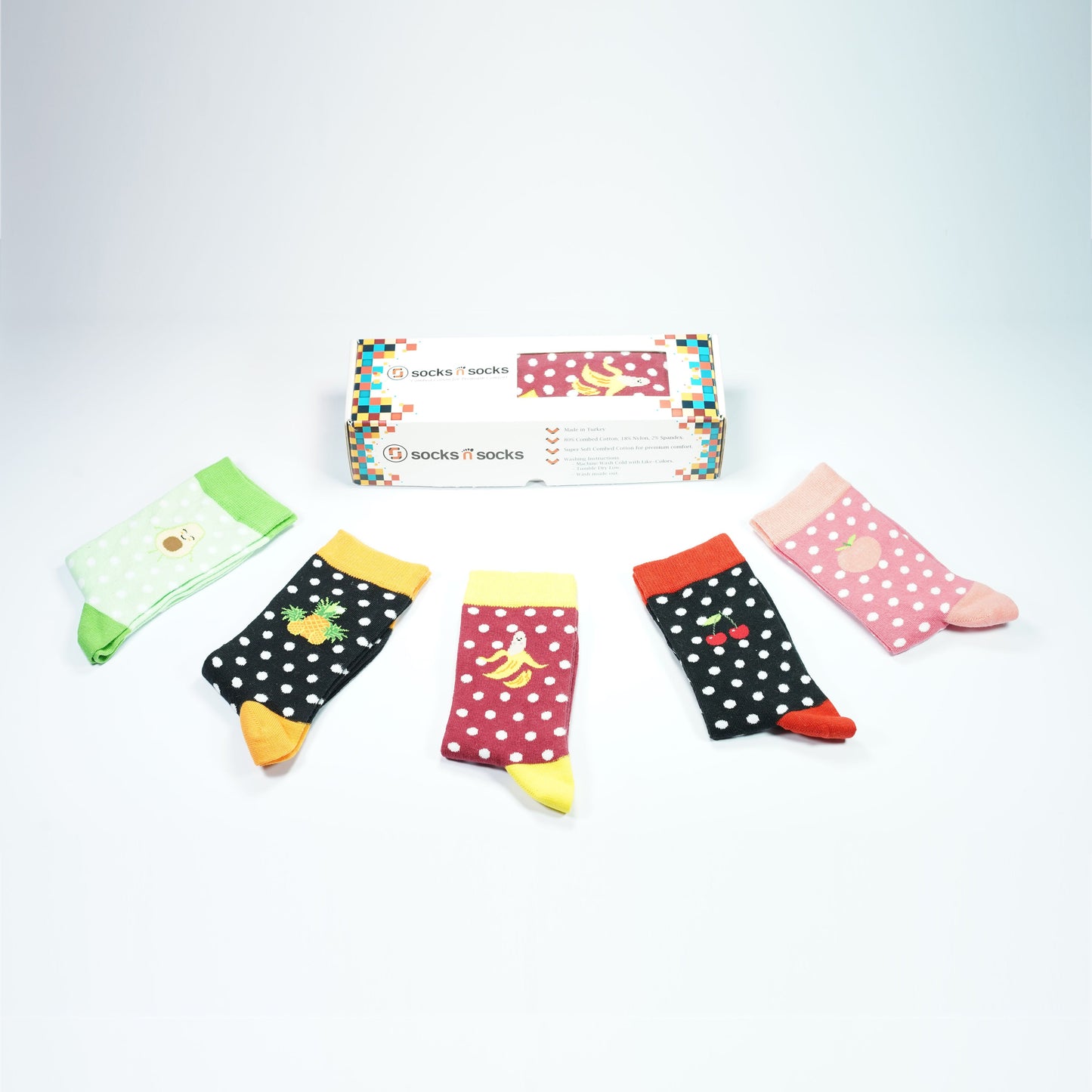 Women's Juicy Fruits Socks Set