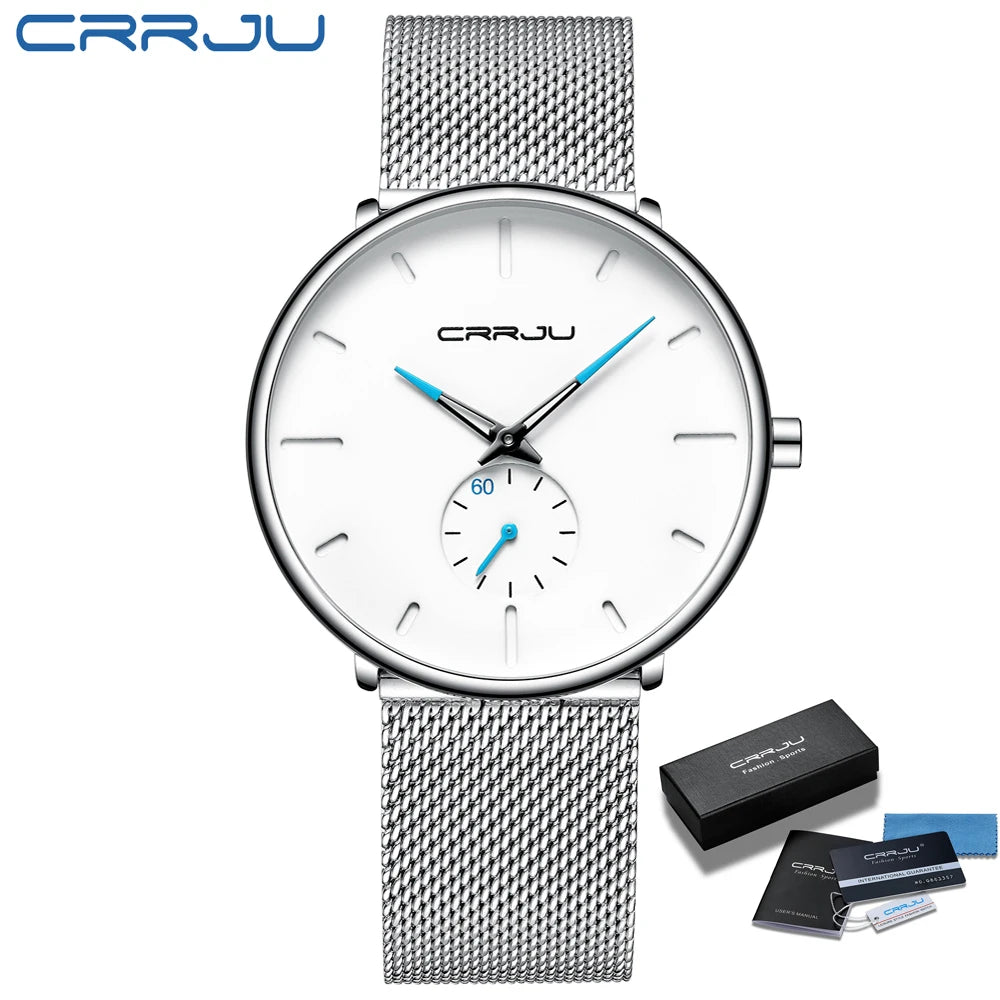 Unisex Ultra Thin Wristwatch Relojes Para Hombre