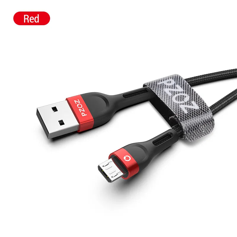 PZOZ Micro USB Cable Fast Charging Data Cord for Sumsung S7 Xiaomi Redmi Note