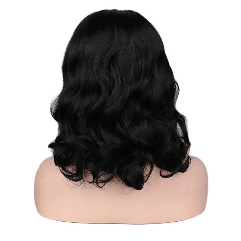 Short Curly Wig for Black Women Natural Black heat Resistant Synthetic Hair Wigs