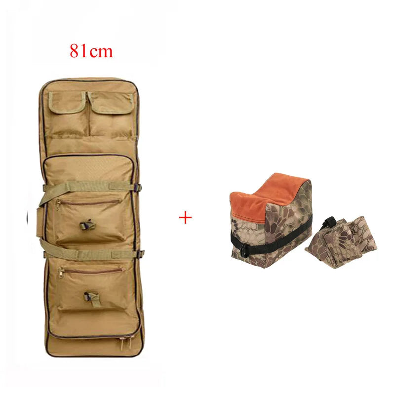 Tactical Gun Bag Airsoft Sniper Gun Carry Rifle Case Shooting Hunting Backpack