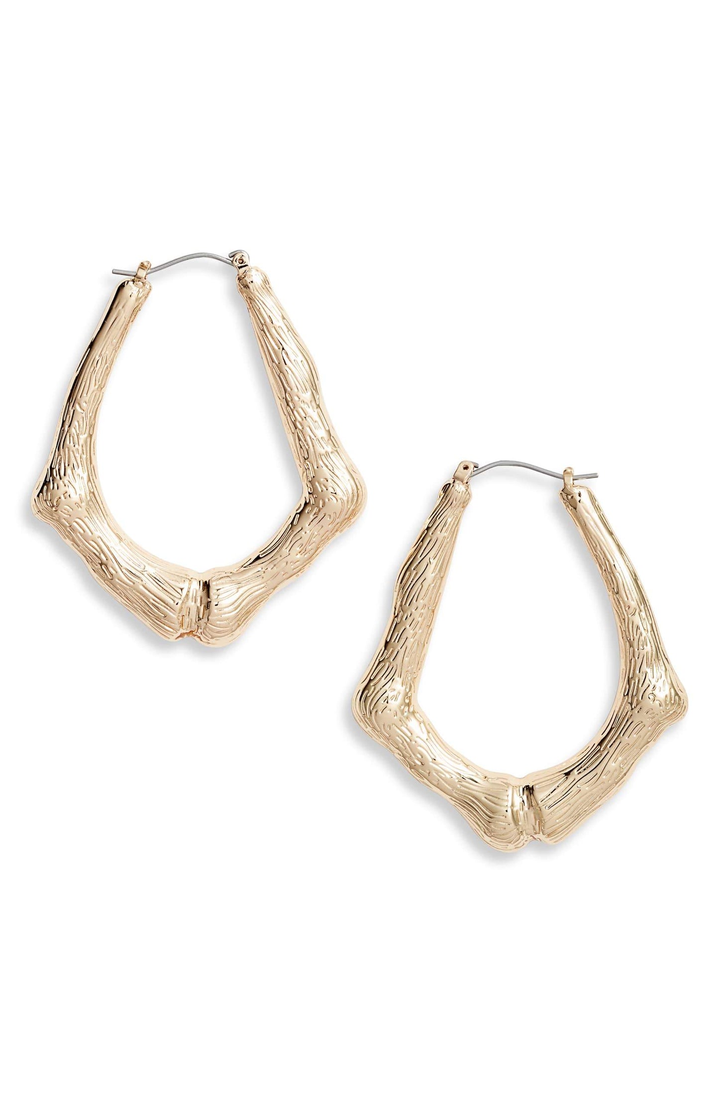 Organic Hoop Earrings