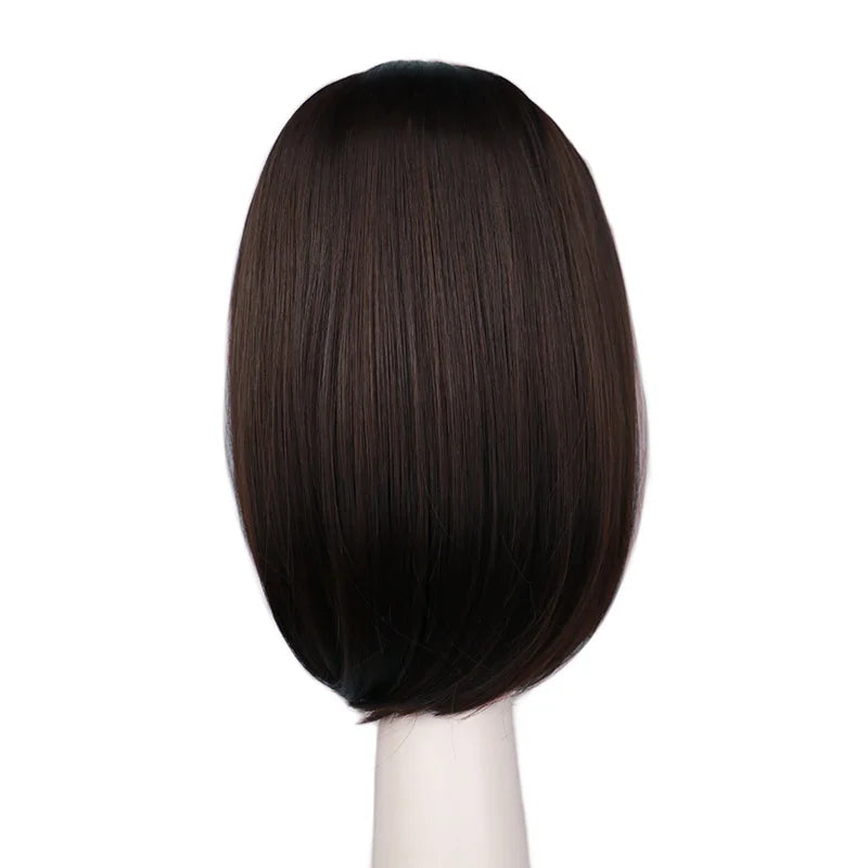 Women Girls Bob Straight 40 Cm Synthetic Hair Wigs