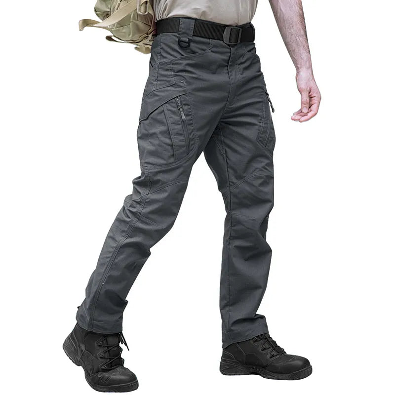 TACVASEN Zipper Pockets Pants Safari Clothing Men‘s Outdoor Cargo Pants