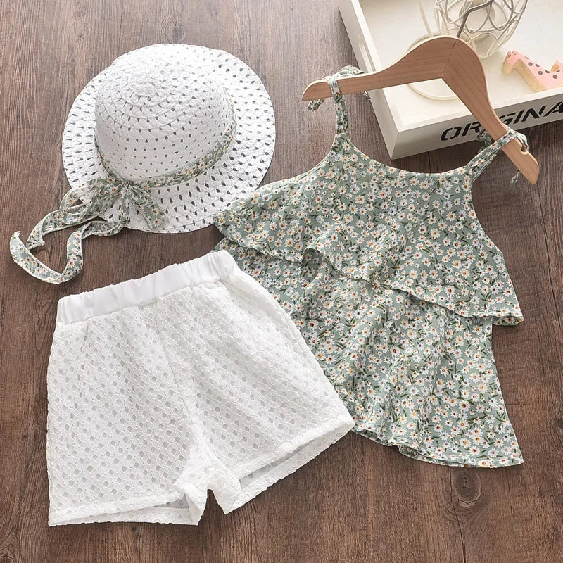 Menoea Girls Clothing Sets  Summer Children's Clothes 2pc Suits Kids Outfits