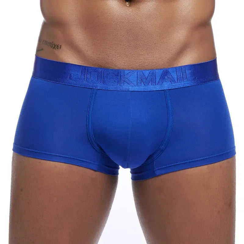 Mens Underwear Boxers Boxershorts Men Elastic Waist Male Panties