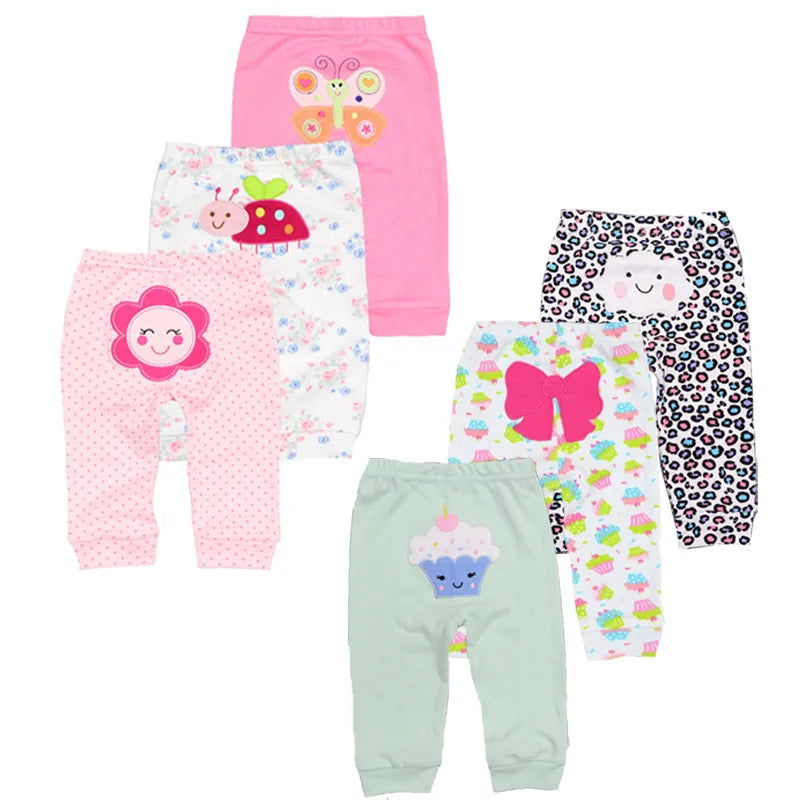 New 3pcs/Lot Cotton Baby Clothes Harem Toddler Pants